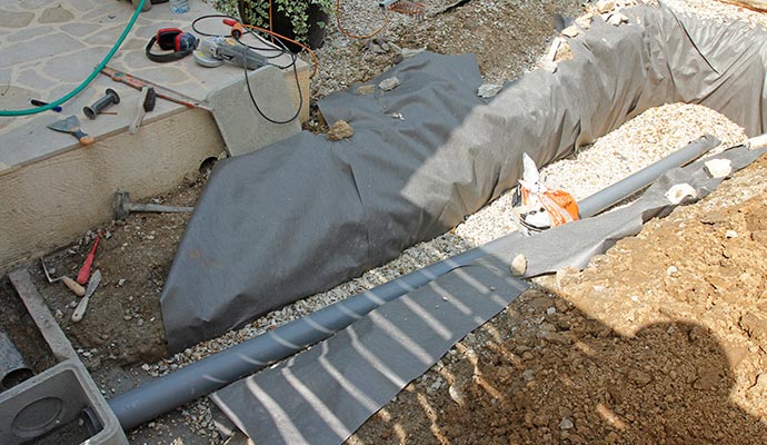 Interior Vs Exterior Footing Drain System For Basements